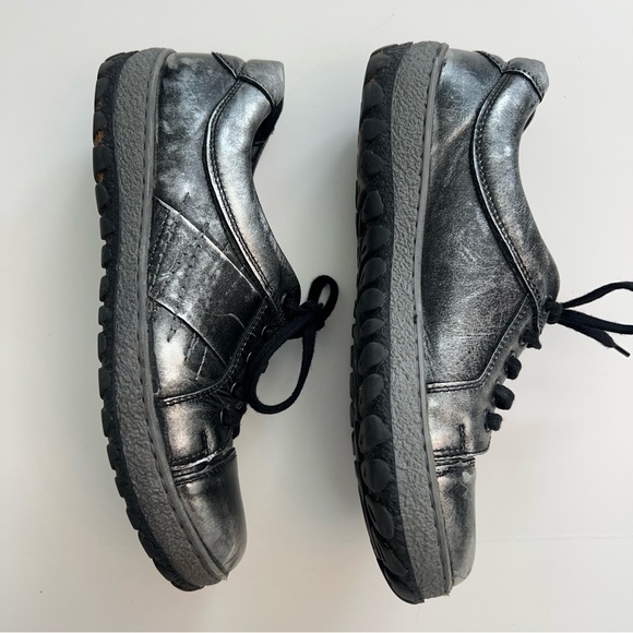 V Italia Pewter Sneakers, Size 38/8 - Picture 3 of 6